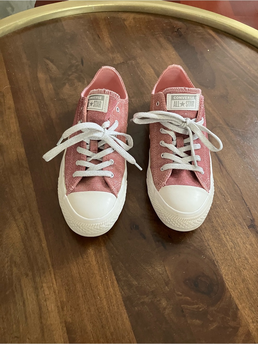 Converse Chuck Taylor All Starwear Ox Low Sneakers 564915c Pink White Women’s 8